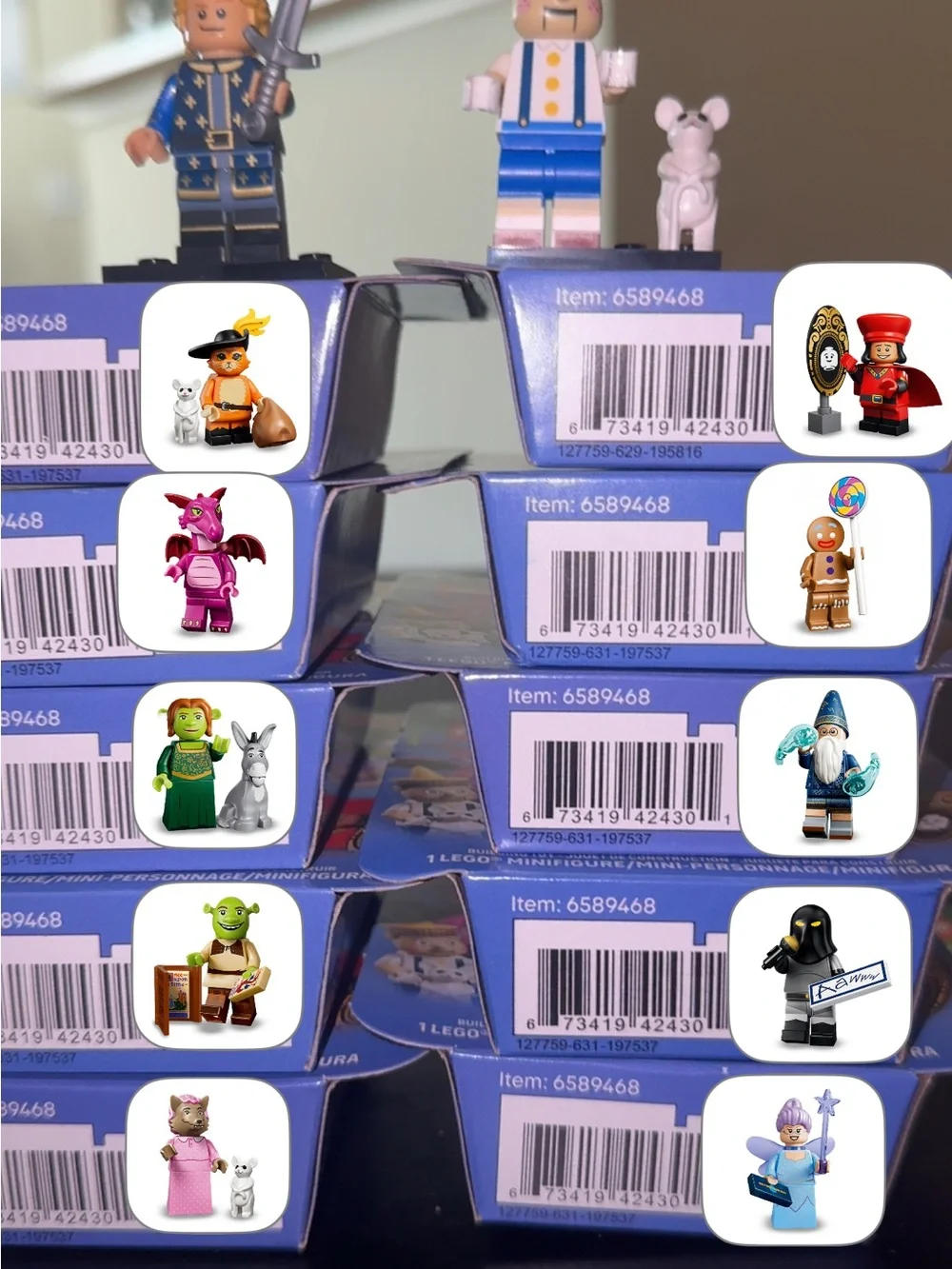 LEGO Minifigures Shrek Series 71053. Complete set of 12. Early Release